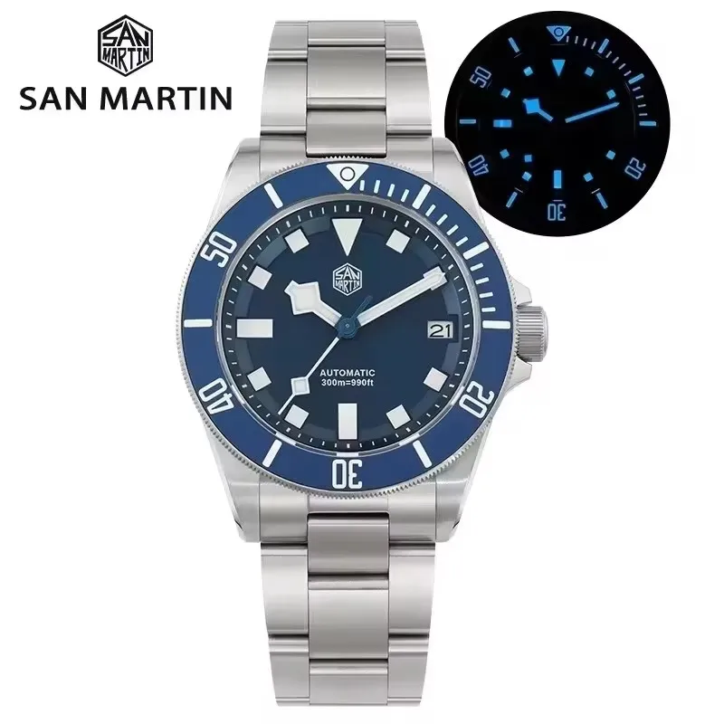 San Martin SN0121G Diving Watch Luxury NH35 Automatic Movement