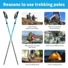 Naturehike St09 Nordic Trekking Poles Ultralight Foldable Aluminum Alloy Walking Sticks Portable Outdoor Travel Hiking Poles 6