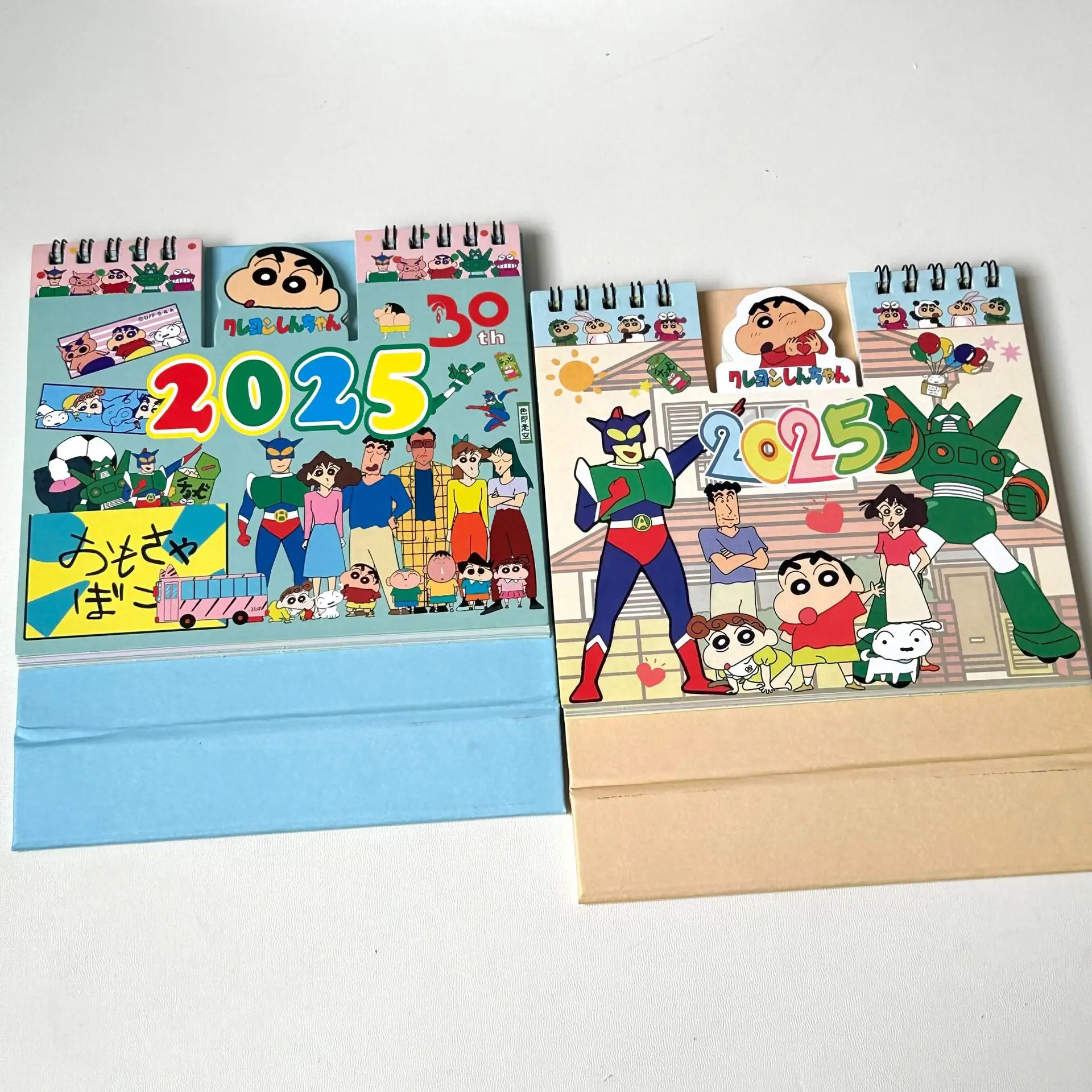 Desk Calendar Crayon Shin Chan Concave Convex Cartoon Ornament Plan Book