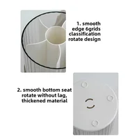 25 360° Rotating Makeup Brush Holder Cosmetic Storage Box Large Capacity Makeup Brush Storage Box Suitable for Bathroom Desktop 2