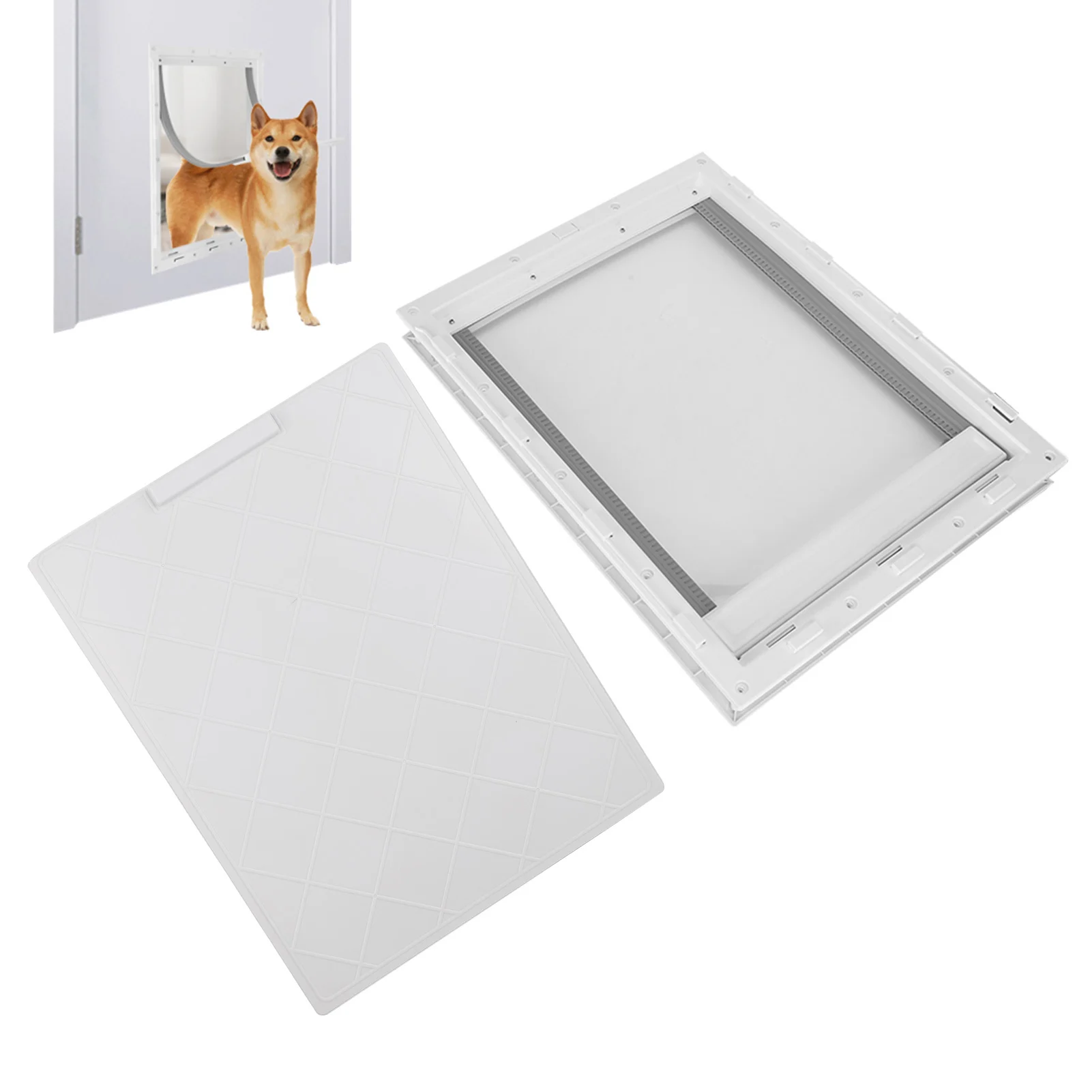 Automatically Close Pet Door Large Pet Door for Dogs Installation Simple Dog Fence Special Entry and Exit