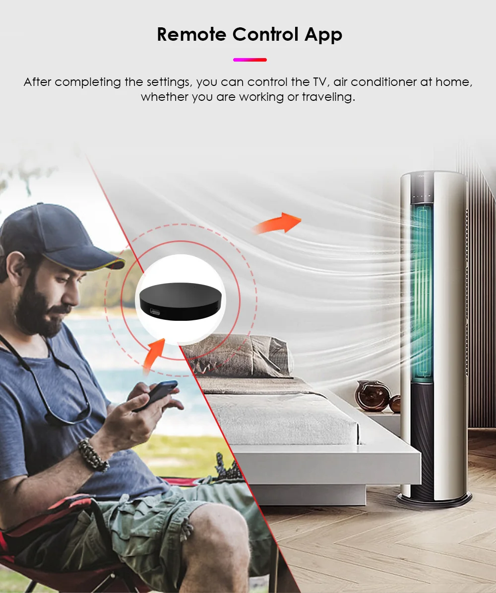 Tuya IR Smart Remote Control Smart WiFi Universal Home Gadgets Control For TV DVD AUD Alexa Google Home Life smart ir remote control bluetooth voice remote control smart universal remote control wireless remote controller
