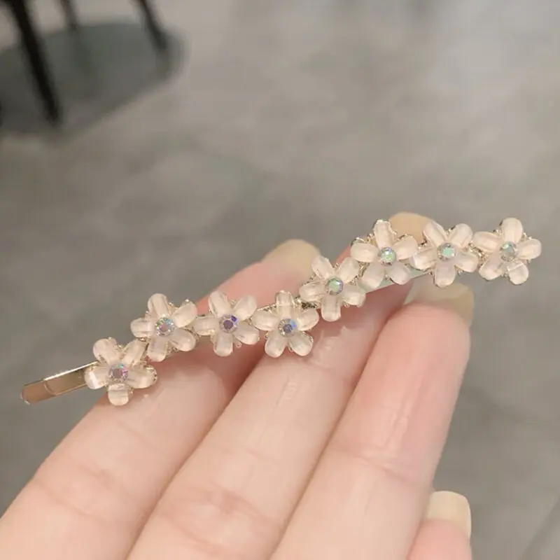 Pregadeiras de cabelo com flor de vidro e strass conjunto 2_voghion.com