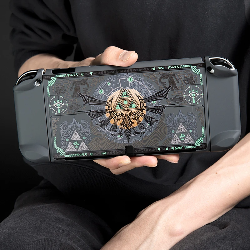Funda Switch Custodia Oled Per Zelda Gioco Anime Custodia Protettiva Dockable Cover Rigida Per Pc Per Controller Nintendo Switch Joy-Con