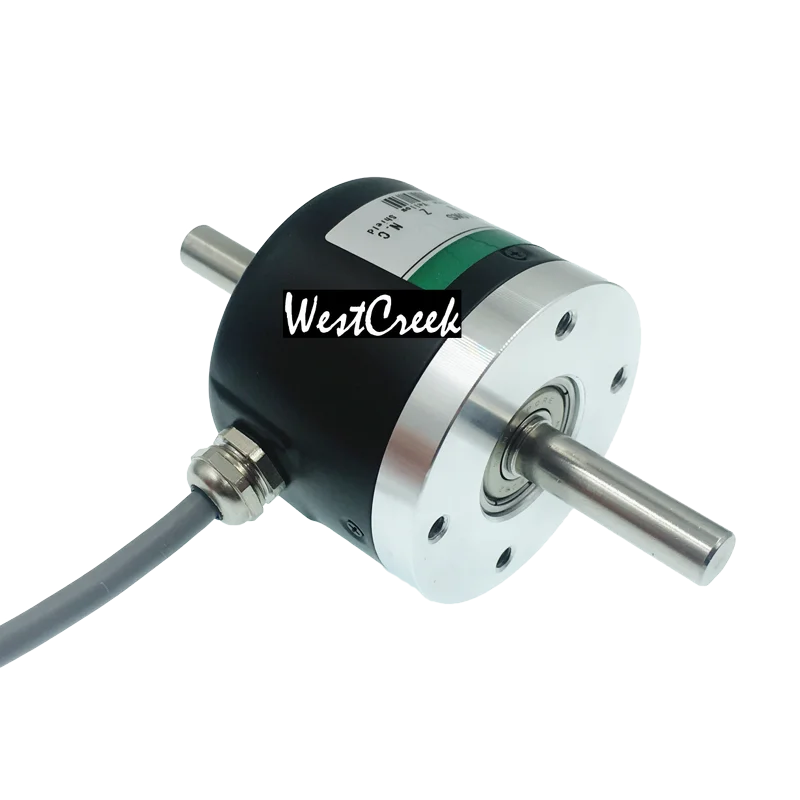 WESTCREEK 8mm Solid Shaft Encoder Through Double Out Both Ends of The Shaft Increment Encoder Installed At Both Ends