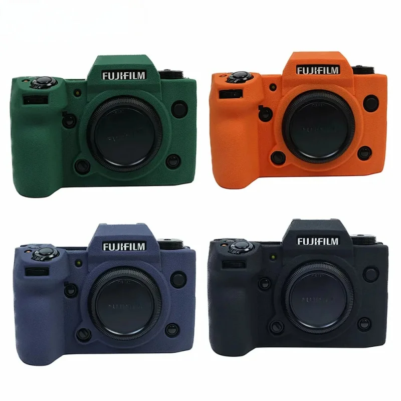 Для Fujifilm X-H2 xh2 xh2s Мягкий силиконовый чехол для фотоаппарата с противоскользящей текстурой