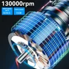 3000mAh 7.4V 130000RPM Brushless Jet Fan Super Strong Blower 3 Speed Blowing Suction Dual-Purpose Turbo Fan Powerful Air Blower 2