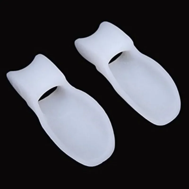 Silicone Gel Thumb Corrector Little Toe Protector Separator Valgus Finger Straightener Foot Care Relief Pads tool