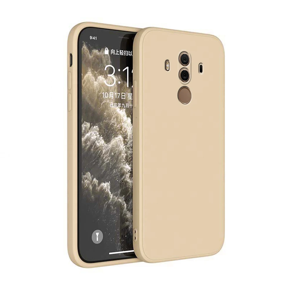 Original Square Liquid Silicone Case for Huawei Mate 9 10 Pro Camera Protective Cute Phone back cover Mate9 Mate10 10Pro fundas bellroy case Cases & Covers