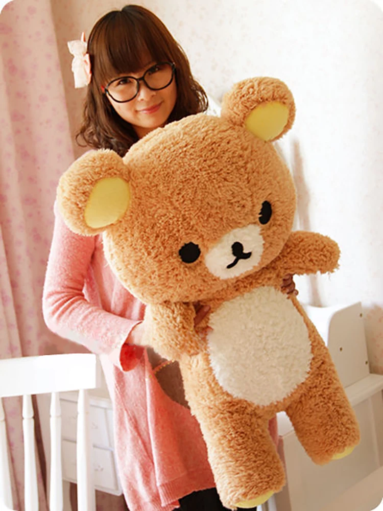 Kawaii Fluffy Rilakkuma Plush Rilakkuma Fuzzy Sherbet Medium Plush