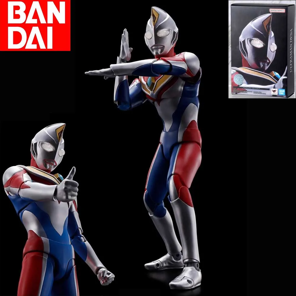 

Original Bandai Shf True Bone Carving Dayna Ultraman Shiny Type Heisei Three Jay The Joints Action Figure Tide Play Models Toys