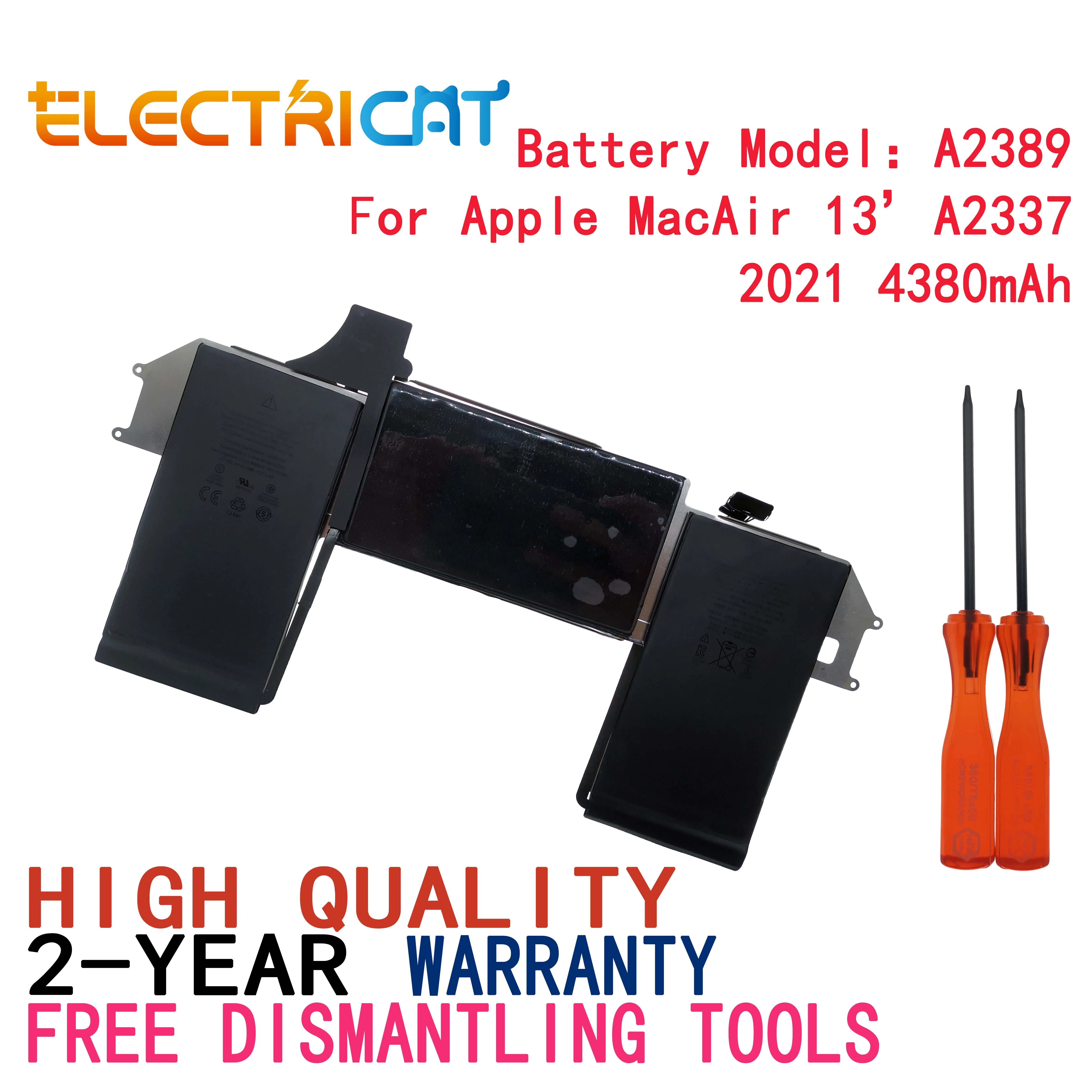 

A2389 Новая фотография для Apple MacAir 13 'A2337 2021 11,97 V 4380mAh