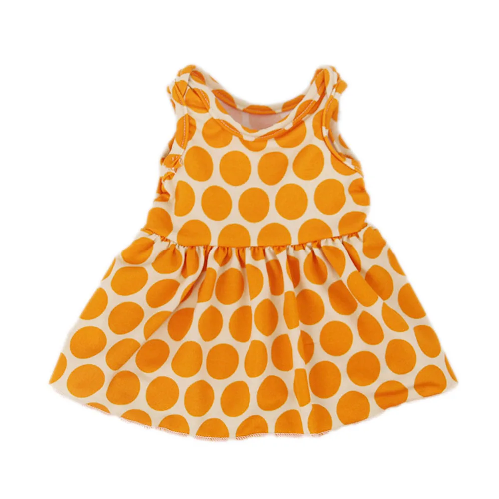 25 Styles Yellow Skirt Doll Clothes For 43 Cm Baby Doll & 18 inch American Doll Girl's Dress,Our Generation Accessories Toys