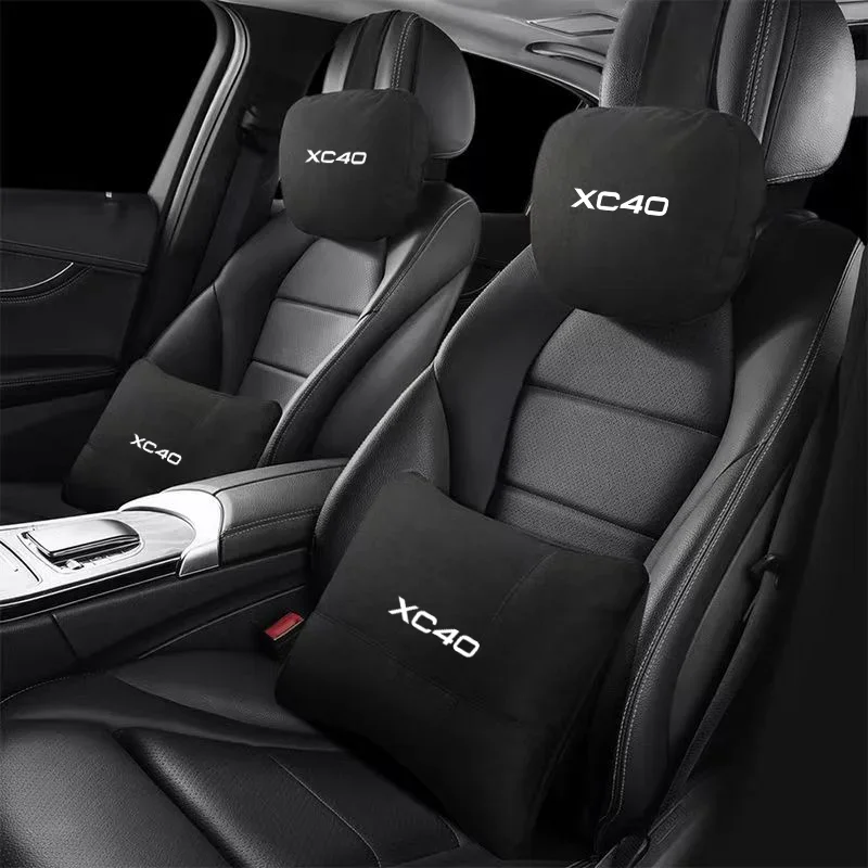 

Top Quality Car Headrest Neck Support Seat Soft Neck Pillow for Volvo XC40 XC60 XC90 AWD V90 V50 V40 V60 T6 Car Accessories