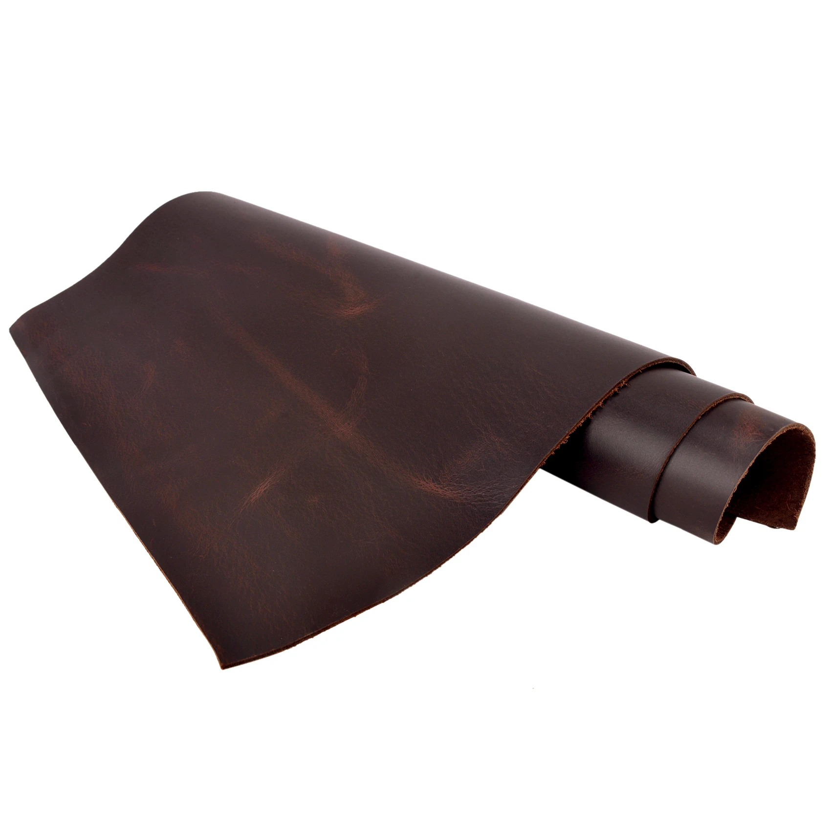 

Oil Tanned Leather Genuine Cowhide Leather Material Piece 2.0mm Thickness Wax Leather for DIY Hand Leathercraft