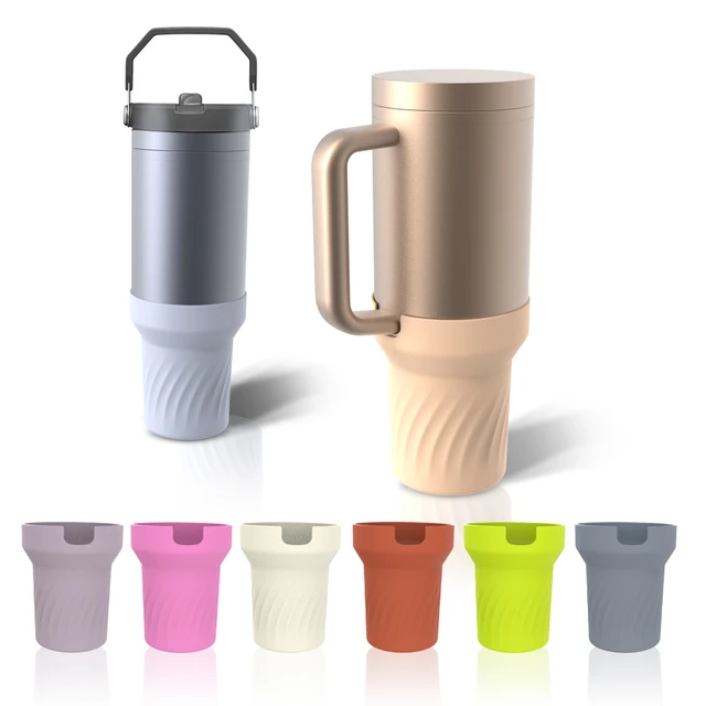 Silicone Cup Boot For 20oz/30oz/40oz Tumbler/Stanley Tumblers-Light Bl