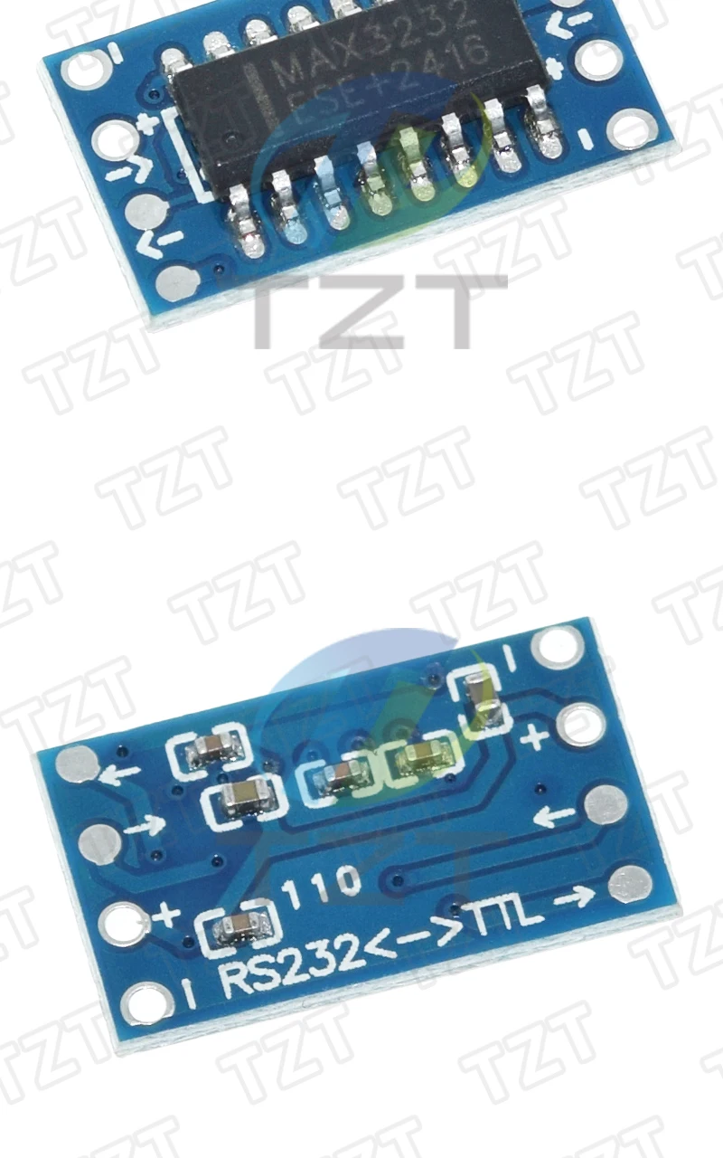 10 teile/los mini RS232 MAX3232 Ebenen zu TTL ebene konverter bord TZT serielle konverter bord Dropshipping – Detail 7