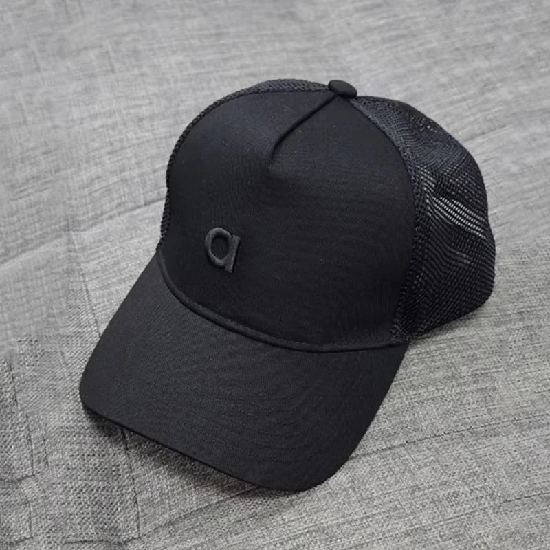 Embroidery District Trucket Hat Unisex Cloth Mesh Baseball Cap Adjustable Size Sports Outdoor Cap Sunscreen Exercise Yoga Hat
