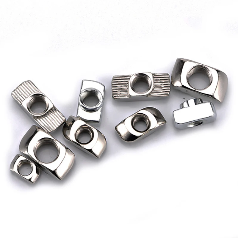 XCR 3D  Printer Parts  T-Nuts M3 M4 M5 Aluminium profile fastener connector T-Nuts Ship type Hammer head nut  20 30 40 EU