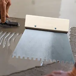 Tile Trowel Floor Tiling Putty Comb Trowel Wall Drywall Hand Tool Handheld Square Notch Concrete Spatula Tile Flooring Trowel
