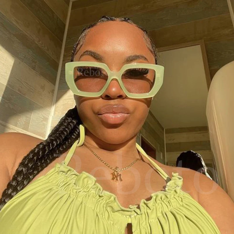 Occhiali Miopia Oversize Per Donna Occhiali Da Vista Miopi Quadrati Anti Luce Blu Occhiali Da Vista Con Montatura Spessa Moda Femminile