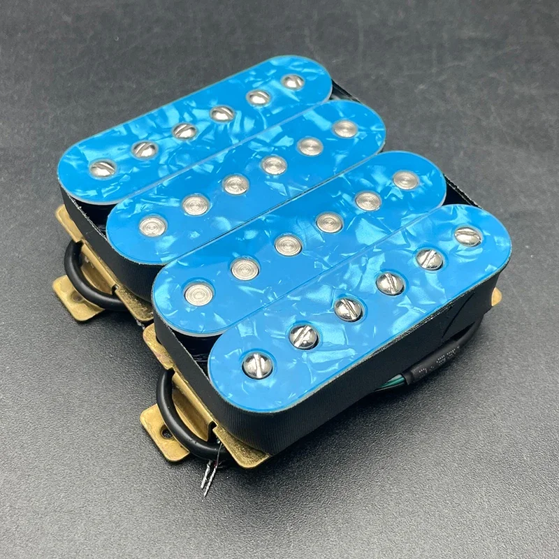 Blue Pearl Electric Guitar Humbucker Adjustable Screw Dual