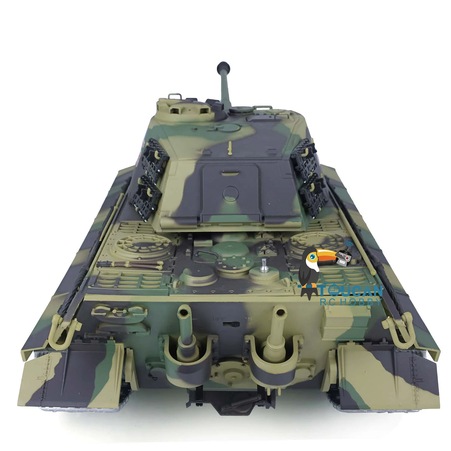 Upgraded 1/16 Heng Long 7.0 German King Tiger RC Tank Model 3888A Metal Tracks Idlers Sprockets Smoke Effect Toys TH17523 5