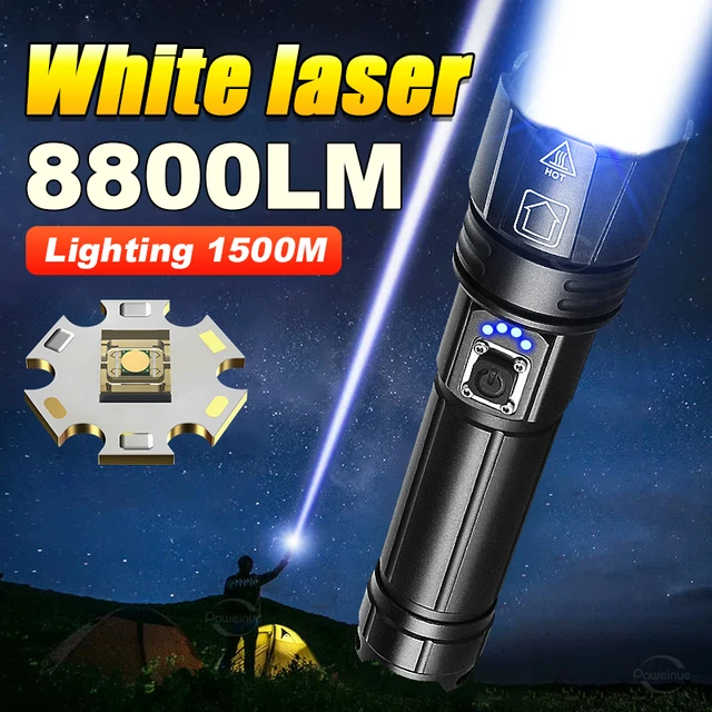 Lampes de poche LED haute puissance lampe Rechargeable Portable lampe Flash  Ultra puissante torche tactique Super lumineuse pour la chasse Camping -  AliExpress