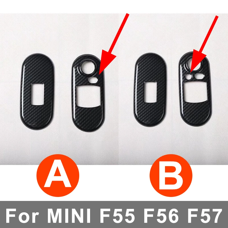 자동차 창문 리프트 단추 패널 장식 스티커, BMW 미니 원 쿠퍼 S F55 F56 F57 인테리어 수정 액세서리