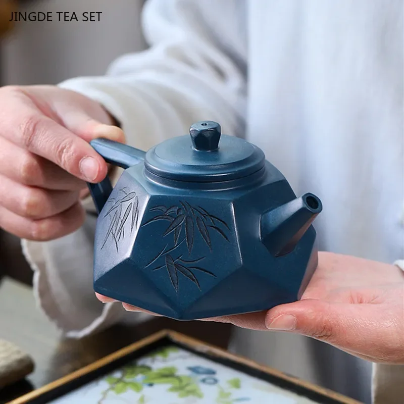 240ml Master Handmade Yixing Purple Sand Teapot Boutique Beauty Filter Pot Chinese Zisha Tea Infuser Household Tea Accessories