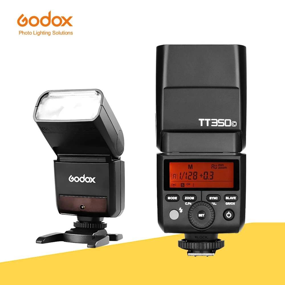 Godox Tt350C 2.4G Wireless Flash Speedlite Ttl Hss Gn36 Flash Speedlite Per Fotocamere Canon 5D Mark Iii/Iv 80D 70D 7D 6D 60D 100D
