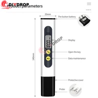 TDS Meter Digital Water Tester 0-9990ppm Drinking Water Quality Analyzer Monitor Filter Rapid Test Aquarium Hydroponics Pools 2