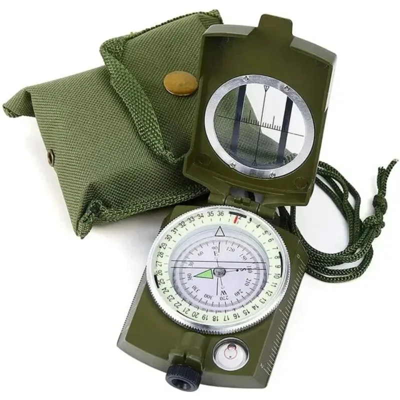 High Precision Compass Professional Outdoor Camping Multifunctional Military Green Precise Geological Tactical Compass 4