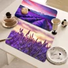 Lavender Flower Kitchen Absorbent Pad Dry Draining Mat Sink Washstand Coffee Machine Pads Table Placemat Faucet Anti Splash 1