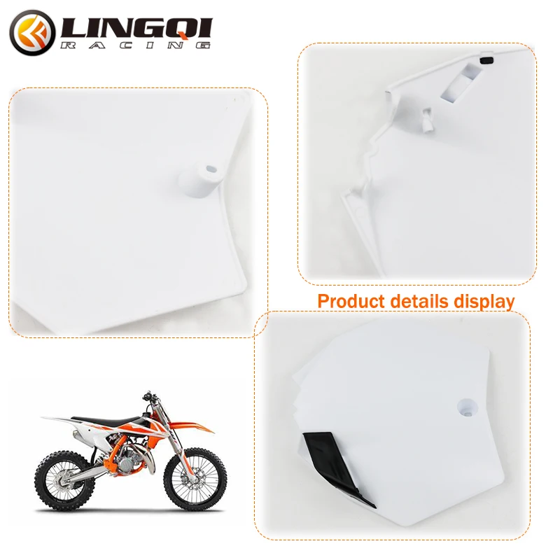 Motorcycle Front Number Plate Fender Cover Plastic Fairing Kit for KT 85 Motocross Dirt Bike Pit Bike