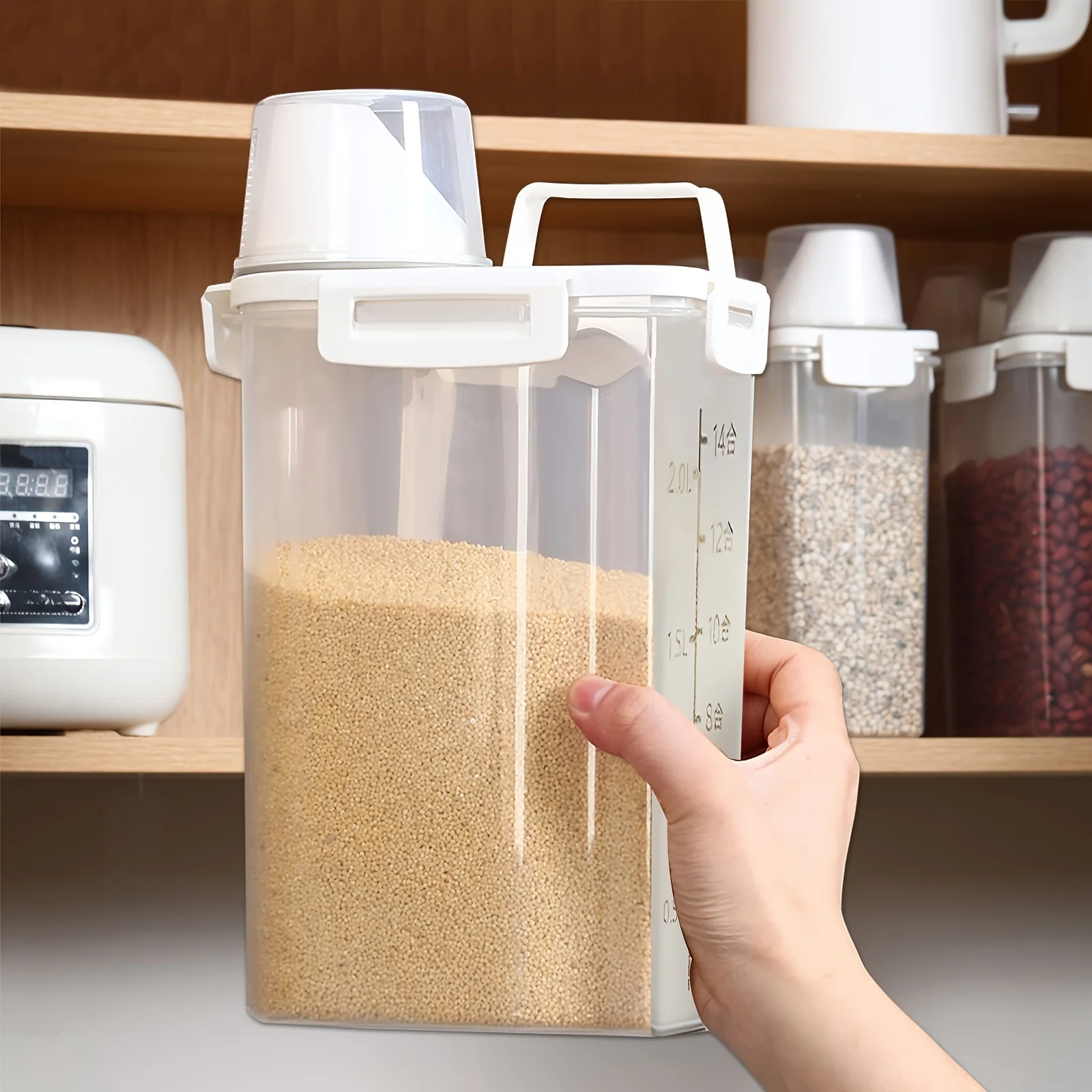 Pet Food Storage Box - Airtight & Leak-Proof Container with Lid
