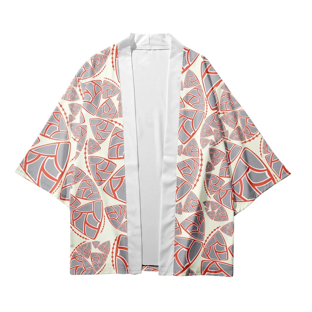 

Men's Japanese Kimono Women Traditional Forest Pattern Casual Loose Jacket Fashion Kimono Cardigan Beach Shirt Summer Bathrobes