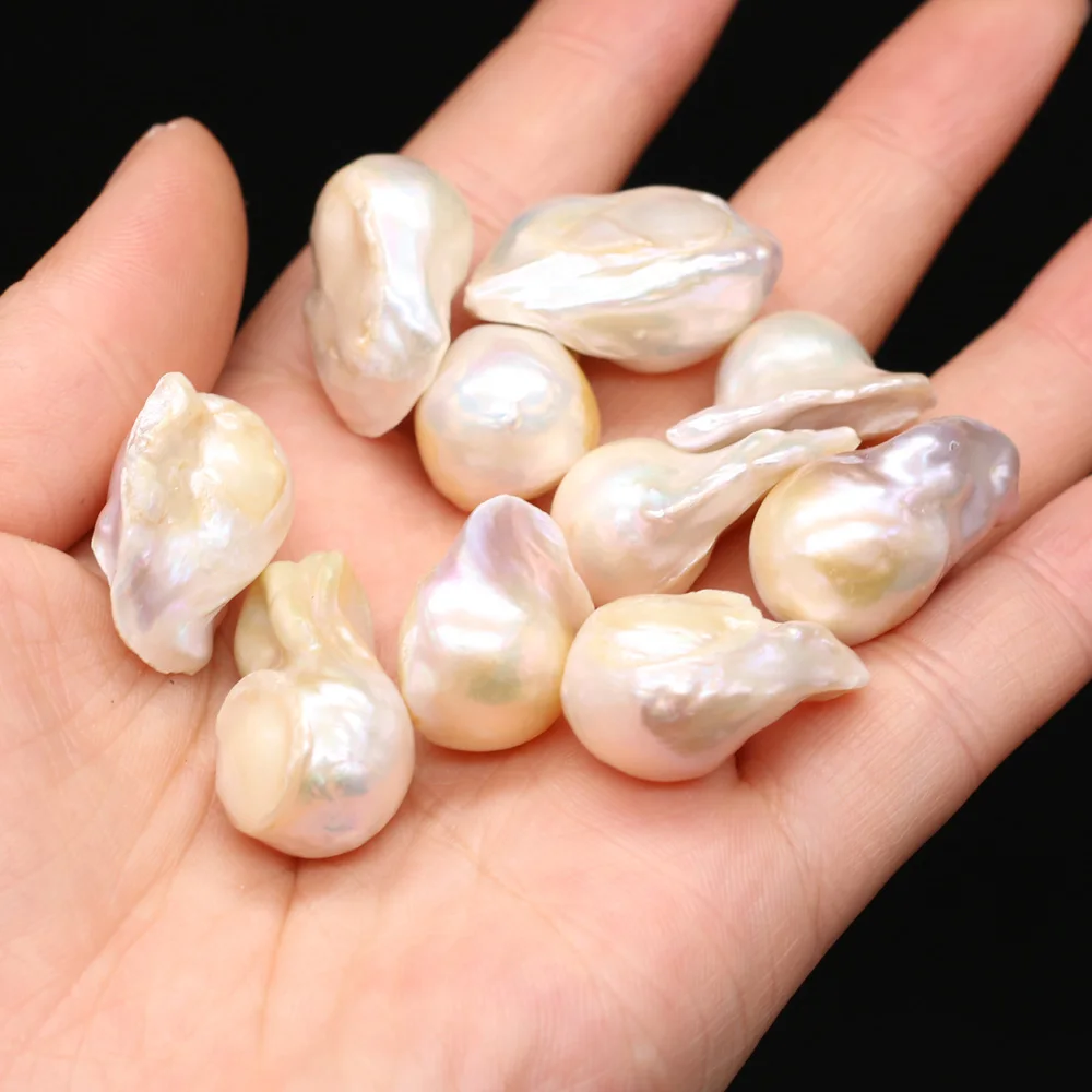 

Natural Freshwater Pearls Tail Beads Baroque Loose Cpacer Beads for Jewelry Making Diy Necklace Earrings Bracelets Accessories