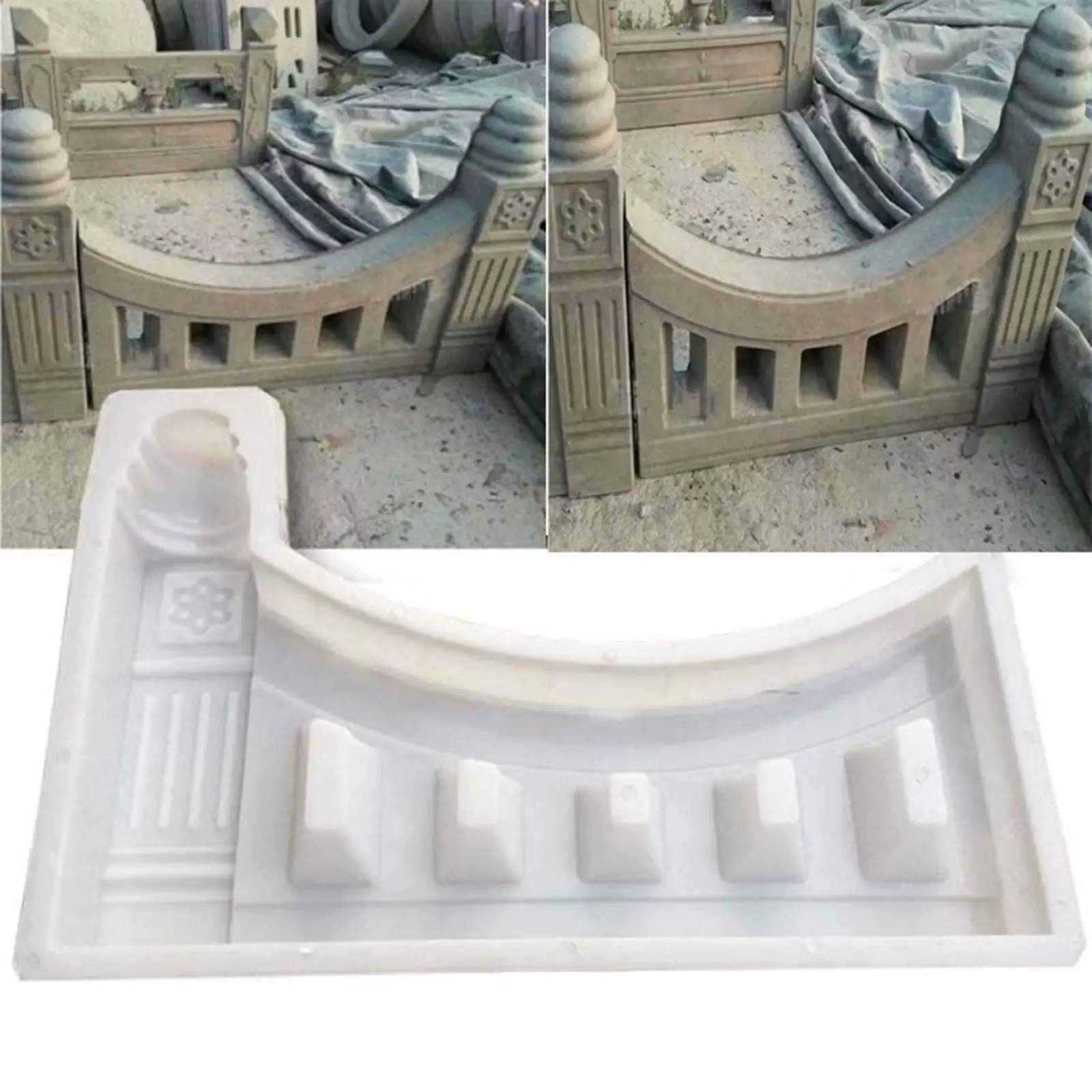 Garden Fence Concrete Brick Reusable Pool Pouring Easy to De