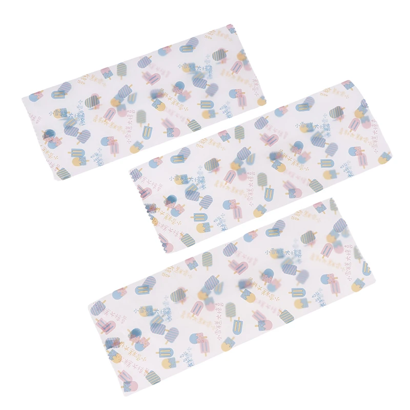 100Pcs Transparent Frosted Ice Cream Bag Homemade Popsicle Plastic Bag Handmade Transparent Ice Cream 7 Sizes Available