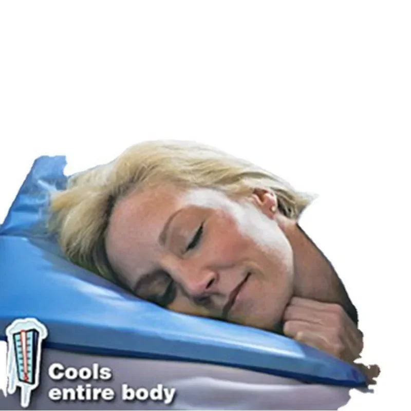 

1pc Summer Ice Cold Pillow Massager Therapy Insert Pillow Chillow Sleeping Aid Muscle Neck Cooling PVC Pad Pillow Mat Gel