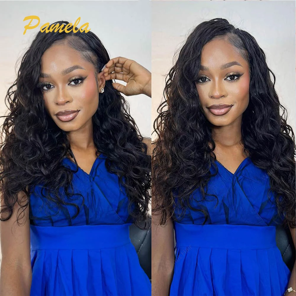 Knotless Pre Separated Crochet Human Hair Extensions Body Wave Brazilian Braiding Hair Feather Extensions For Black Woman