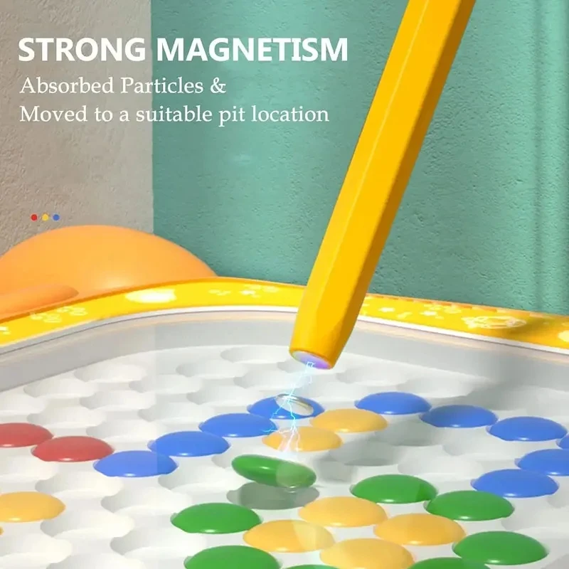 Children Magnetic Drawing Board Toys Large Doodle Board with Magnet Beads and Pen Cute frogs Montessori Gift for Boys and Girls 4