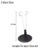 Cute Adjustable Metal White/Black Doll Dummy Puppet Wrist Stand Holder Bracket Support Dollhouse Accessory Toy Display Kid Gift 5