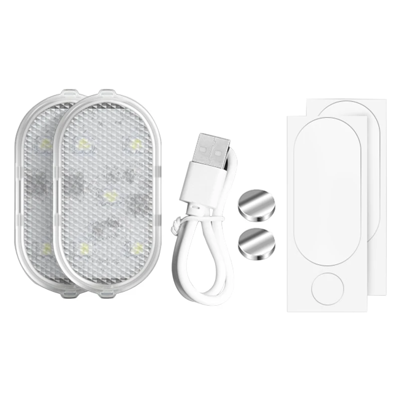 

2Pcs LED Автомобильная дверь Приветственный свет Безопасность Предупреждающий стример Лампа Авто Окружающие огни F19A