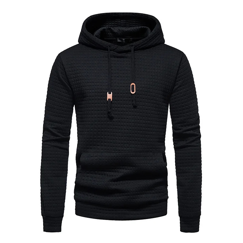 Solid Color Men Hoodies Fleece Warm Mens Sweatshirt Fashion Streetwear Casual Men's Loose Breathable Pullovers Brand Hoody