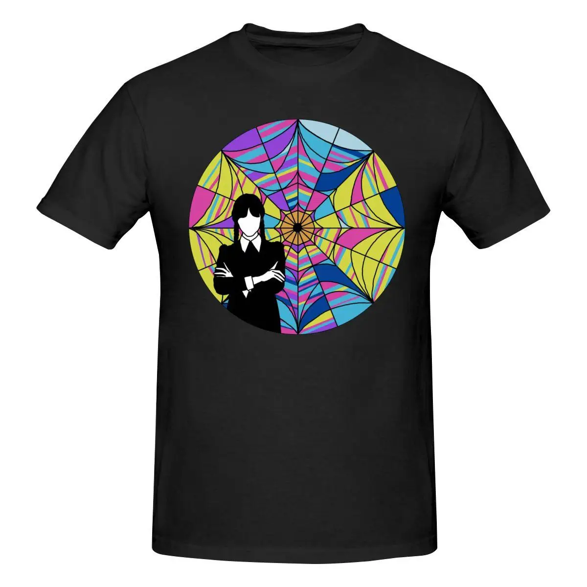 

Wednesday Addams Jenna Ortega 2022 T Shirt Cotton Crewneck Short Sleeve Tshirt