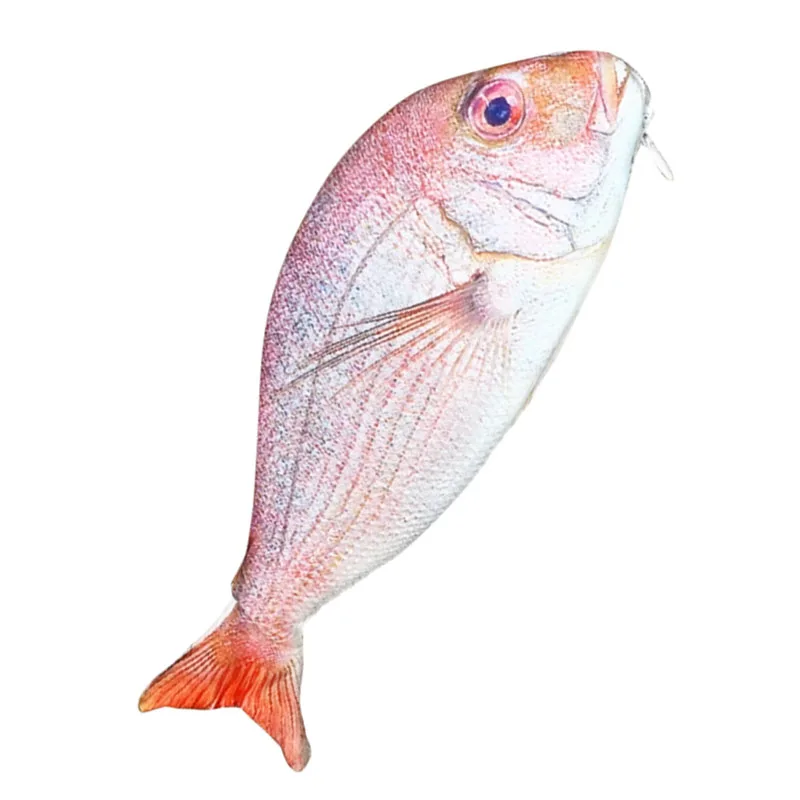 Peixe em forma de saco de lápis caixa de lápis peixe escola caneta caso originalidade escola criativa