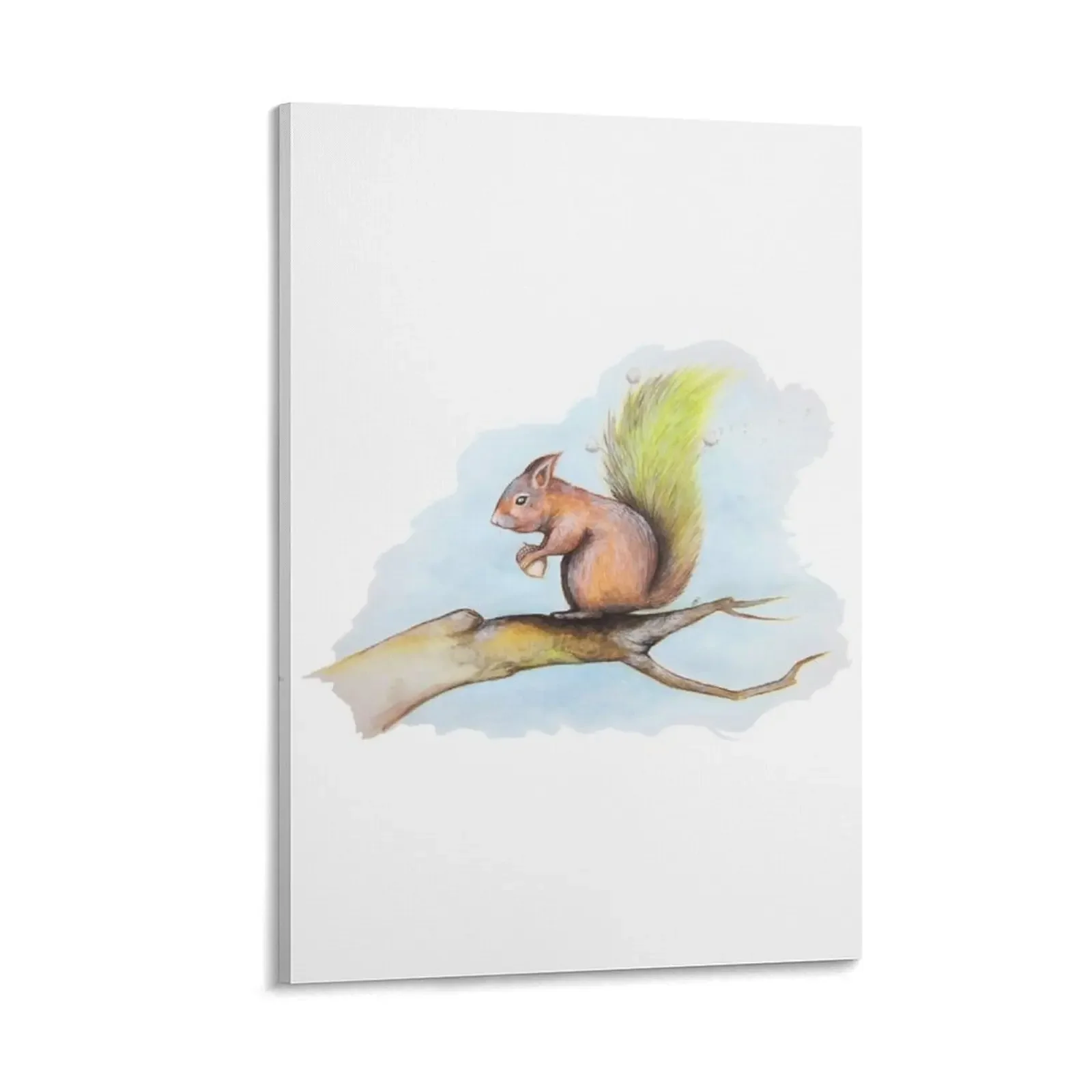 

Whimsical Squirrel Canvas Painting poster anime Decoration bedroom Wall paintings anime