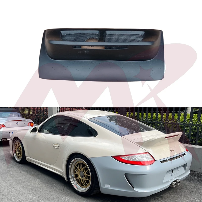 

Для 05-12 Porsche 911 997 Carrera Classic Ducktail Тип FRP Неокрашенный задний спойлер из углеродного волокна (не для Turbo или Targe)